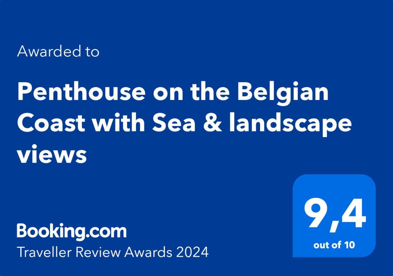 ウェンドゥイネPenthouse On The Belgian Coast With Sea & Landscape Viewsアパートメント エクステリア 写真